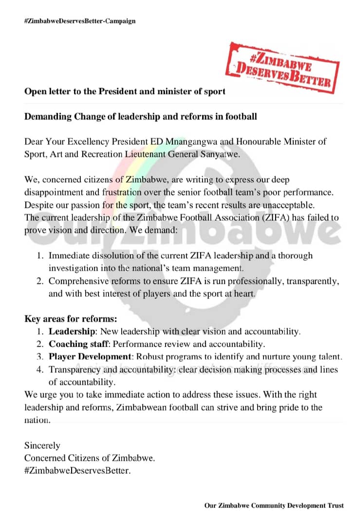 Restore Zimbabwean Football gallery 1